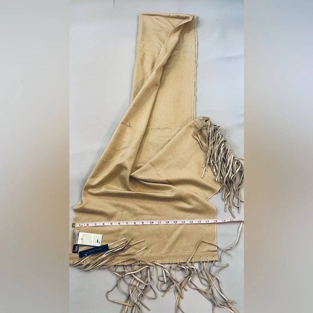 SOBHA 70%‎ CASHMERE 30% Silk Beige Sobha Scarf